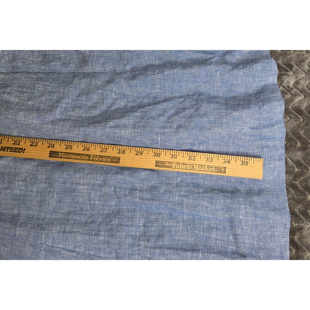 *NEW w/Tags Boden 100% Linen Dress Bohemian Resort USA Boho Blue Size 12R Beach - Picture 10 of 10